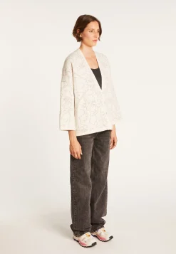 Montagut Vestes Et Cardigans-Gilet oversize Maison x Maison Martin Morel - Garda 13-Beige moyen