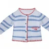 Montagut Cadeaux De Naissance-Gilet pour bébé en coton - Kent 02-Blanc