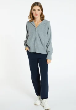 Montagut Vestes Et Cardigans-Gilet zippé en cachemire - Gabien 09-Gris moyen