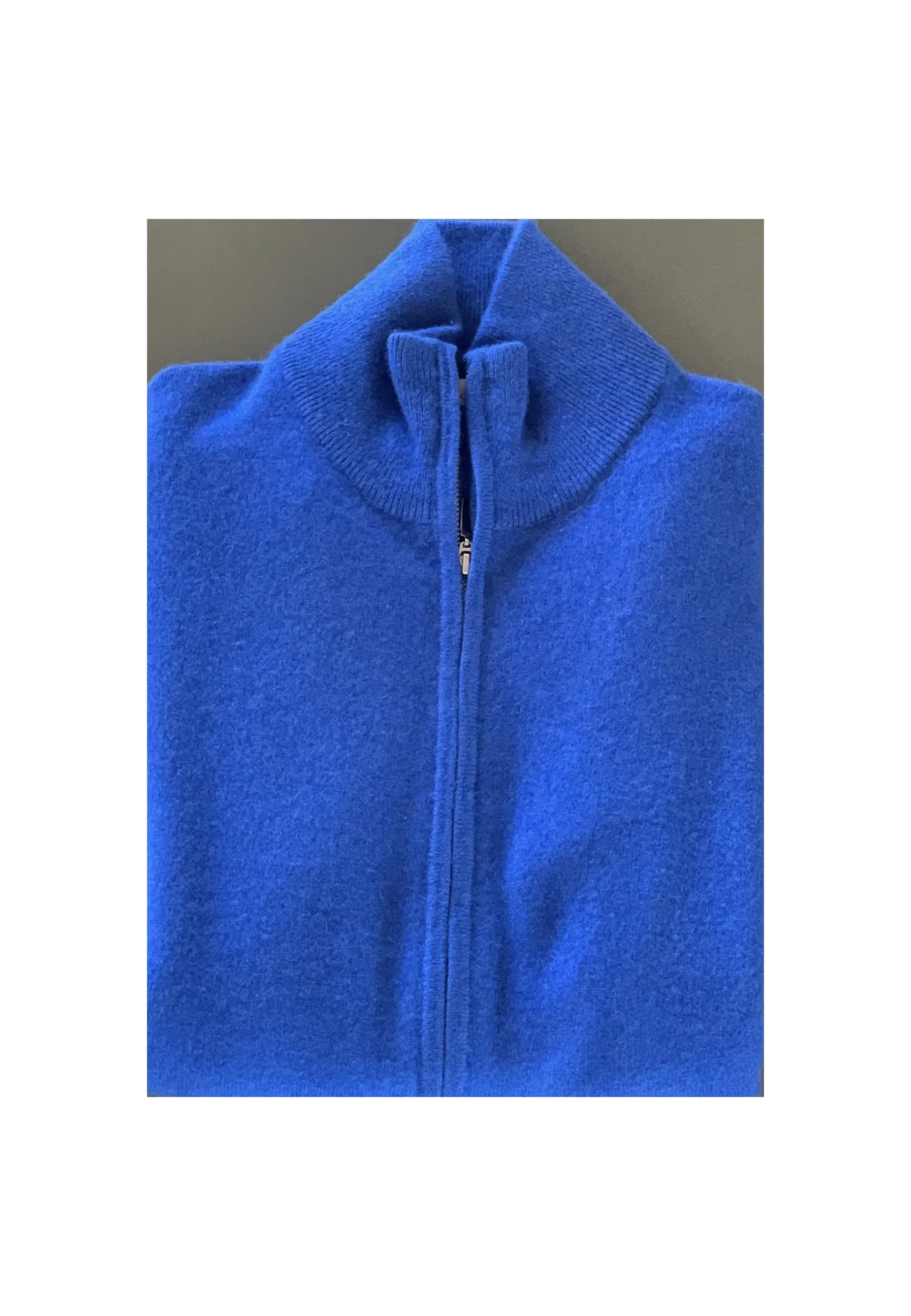 Montagut Vestes Et Cardigans-Gilet zippé en cachemire 2 fils sans poches - Marc Antoine 48-Bleu roi