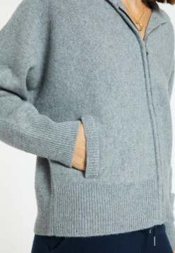 Montagut Vestes Et Cardigans-Gilet zippé en cachemire - Gabien 09-Gris moyen