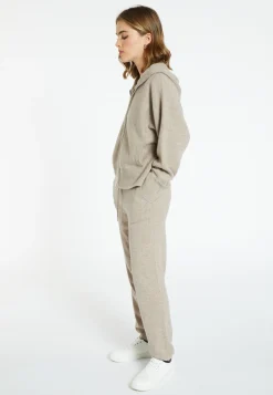 Montagut Les Incontournables-Gilet zippé en cachemire - Gabien 13-Beige moyen