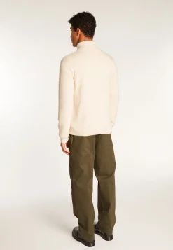 Montagut Vestes Et Cardigans-Gilet zippé en cachemire 6 fils - Elysée duo 13-Beige moyen