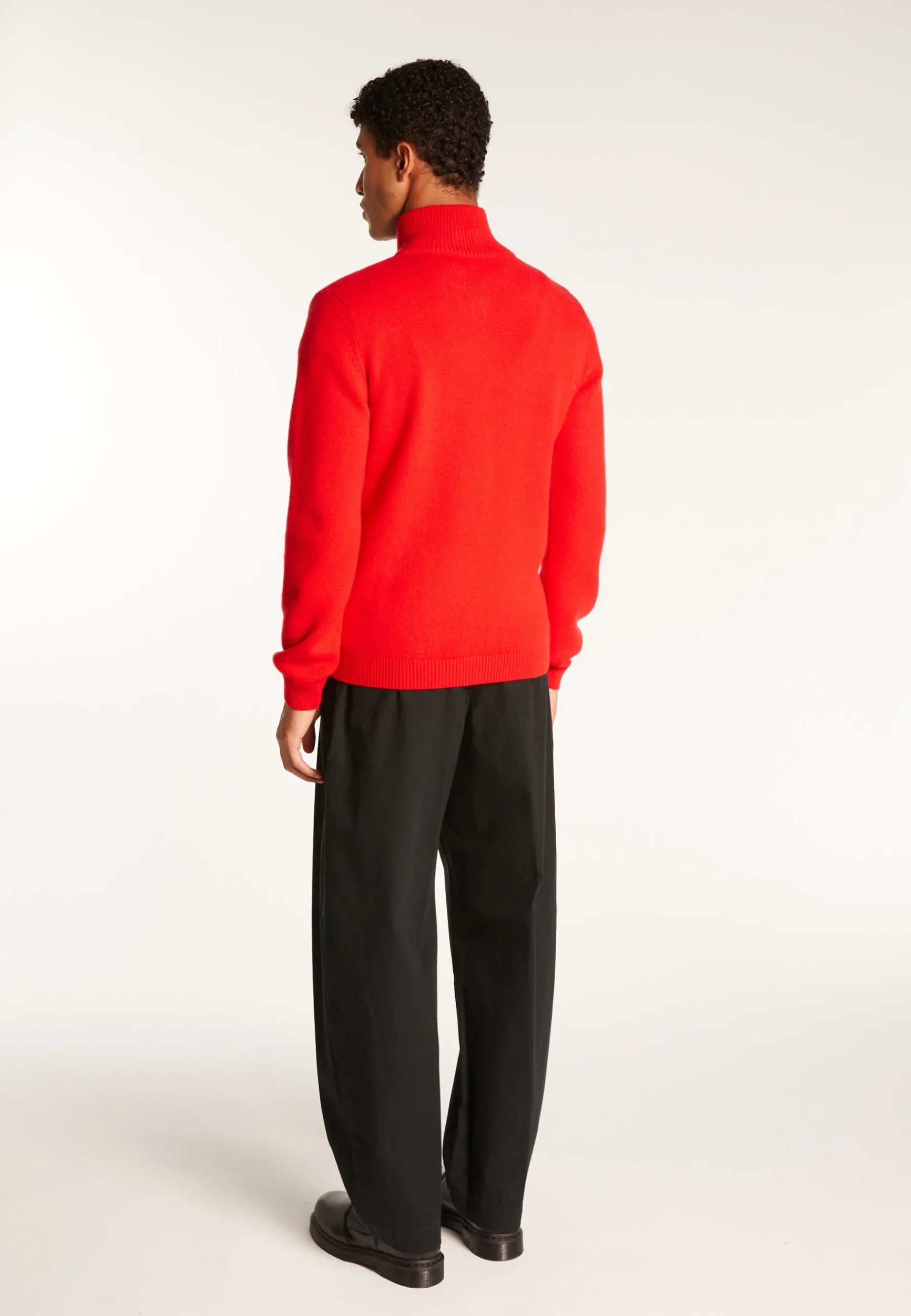Montagut Vestes Et Cardigans-Gilet zippé en cachemire 6 fils - Elysée duo 52-Rouge