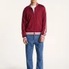 Montagut Vestes Et Cardigans-Gilet zippé en Fil Lumière - Paddy 51-Bordeaux