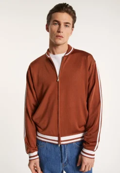 Montagut Vestes Et Cardigans-Gilet zippé en Fil Lumière - Paddy 46-Marron clair