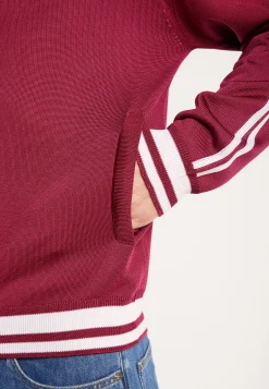 Montagut Vestes Et Cardigans-Gilet zippé en Fil Lumière - Paddy 51-Bordeaux