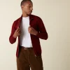 Montagut Vestes Et Cardigans-Gilet zippé en laine mérinos - Estian 51-Bordeaux