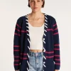 Montagut Vestes Et Cardigans-Grand gilet à cordes - Joshua 05-Bleu marine