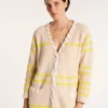 Montagut Vestes Et Cardigans-Grand gilet à cordes - Joshua 13-Beige moyen
