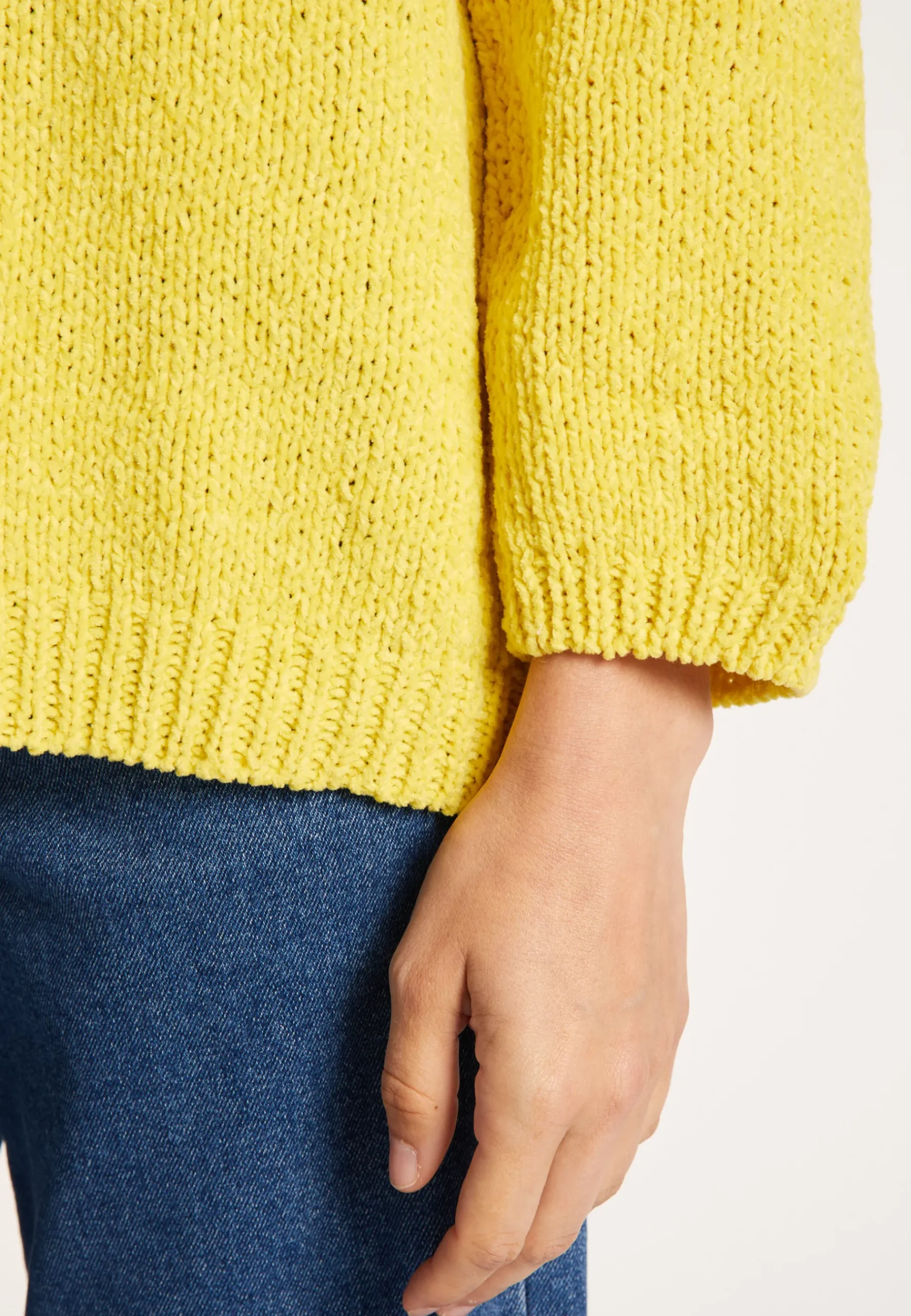 Montagut Vestes Et Cardigans-Grand gilet en velours de coton - Mounia 08-Jaune