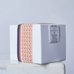 Montagut Bougies-Grande bougie d'intérieur - Bois de Oud 02-Blanc