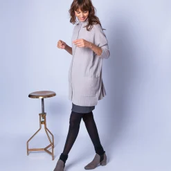 Montagut Vestes Et Cardigans-Grande veste à boutons en cachemire - Gaston 13-Beige moyen