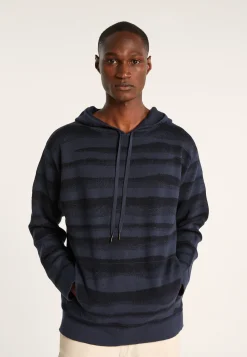 Montagut Pulls-Hoodie en coton - Idris 05-Bleu marine