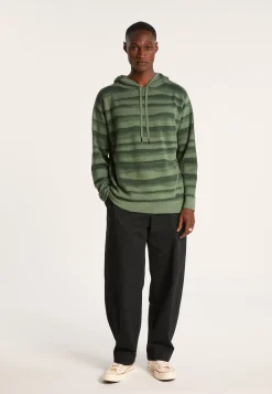 Montagut Pulls-Hoodie en coton - Idris 21-Vert foncé
