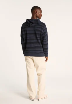 Montagut Pulls-Hoodie en coton - Idris 05-Bleu marine