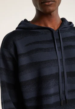 Montagut Pulls-Hoodie en coton - Idris 05-Bleu marine