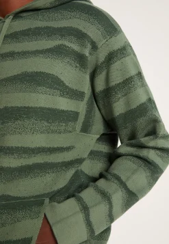 Montagut Pulls-Hoodie en coton - Idris 21-Vert foncé