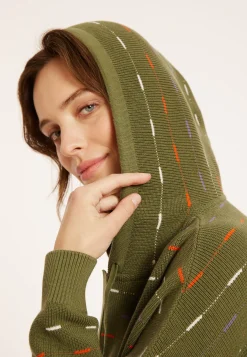 Montagut Pulls-Hoodie en coton - Melanie 83-Kaki