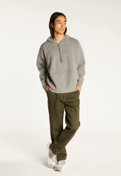 Montagut Pulls-Hoodie en laine et cachemire - Fabio 09-Gris moyen