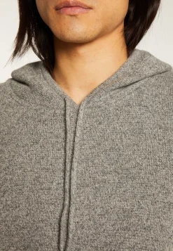 Montagut Pulls-Hoodie en laine et cachemire - Fabio 09-Gris moyen