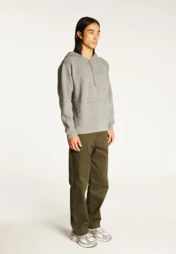 Montagut Pulls-Hoodie en laine et cachemire - Fabio 09-Gris moyen