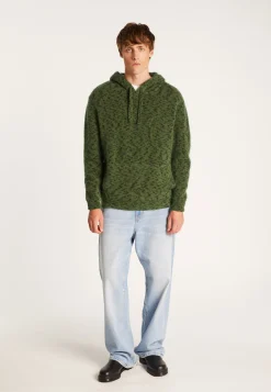 Montagut Pulls-Hoodie en mohair - Télio 83-Kaki