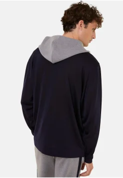 Montagut Pulls-Hoodie Fil lumière et Mérinos - Flavien 05-Bleu marine