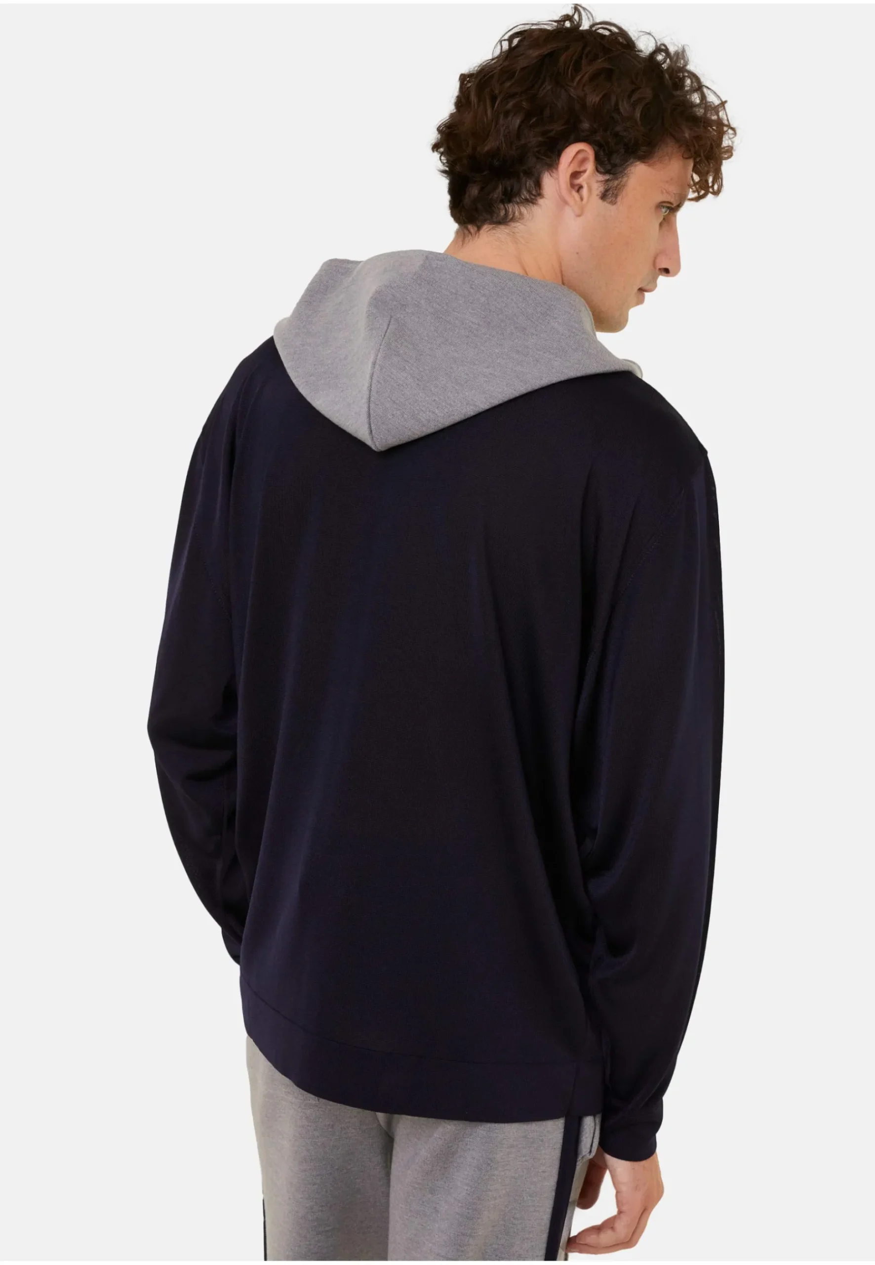Montagut Pulls-Hoodie Fil lumière et Mérinos - Flavien 05-Bleu marine