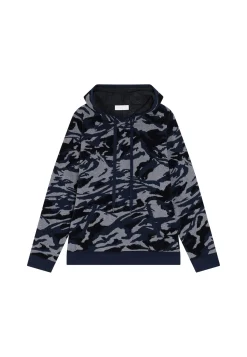 Montagut Pulls-Hoodie graphique laine mélangée - Steele 01-Noir