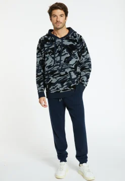 Montagut Pulls-Hoodie graphique laine mélangée - Steele 01-Noir