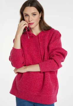 Montagut Pulls-Hoodie unisexe en laine et cachemire - Fabio 26-Rose foncé