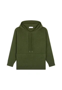 Montagut Pulls-Hoodie unisexe en laine et cachemire - Fabio 83-Kaki