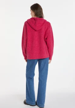 Montagut Pulls-Hoodie unisexe en laine et cachemire - Fabio 26-Rose foncé