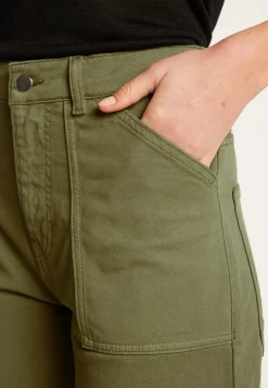 Montagut Pantalons Et Shorts-Jean en coton - Ysée 83-Kaki