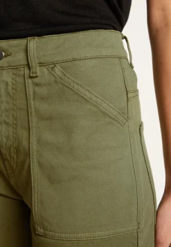 Montagut Pantalons Et Shorts-Jean en coton - Ysée 83-Kaki