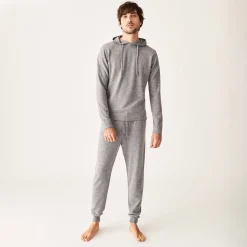 Montagut Pantalons Et Shorts-Jogger à poches en cachemire - Emery 09-Gris moyen