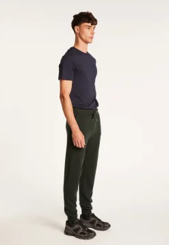 Montagut Pantalons Et Shorts-Jogger à poches en cachemire - Emery 21-Vert foncé