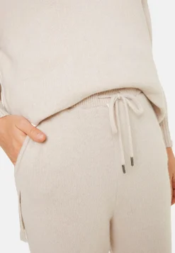 Montagut Les Incontournables-Jogger à poches en cachemire recyclé et laine - Anka 82-Ecru