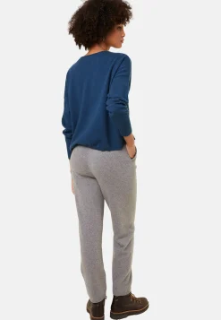 Montagut Les Incontournables-Jogger à poches en cachemire recyclé et laine - Anka 09-Gris moyen