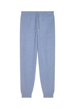 Montagut Les Incontournables-Jogger en cachemire - Amandine 95-Bleu denim