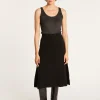 Montagut Jupes Et Robes-Jupe à poches en laine - Gracia 01-Noir
