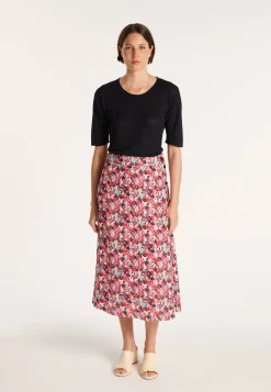Montagut Jupes Et Robes-Jupe en viscose floral - Nanou 86-Multicolore
