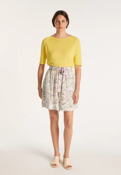 Montagut Jupes Et Robes-Jupe-culotte en crêpe de soie Maison x Maison Martin Morel - Jota 86-Multicolore