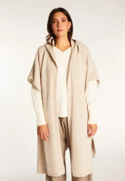 Montagut Pulls-Longue tunique sans manches - Venus 13-Beige moyen