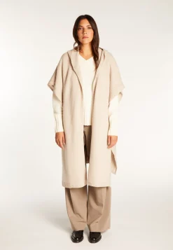 Montagut Pulls-Longue tunique sans manches - Venus 13-Beige moyen