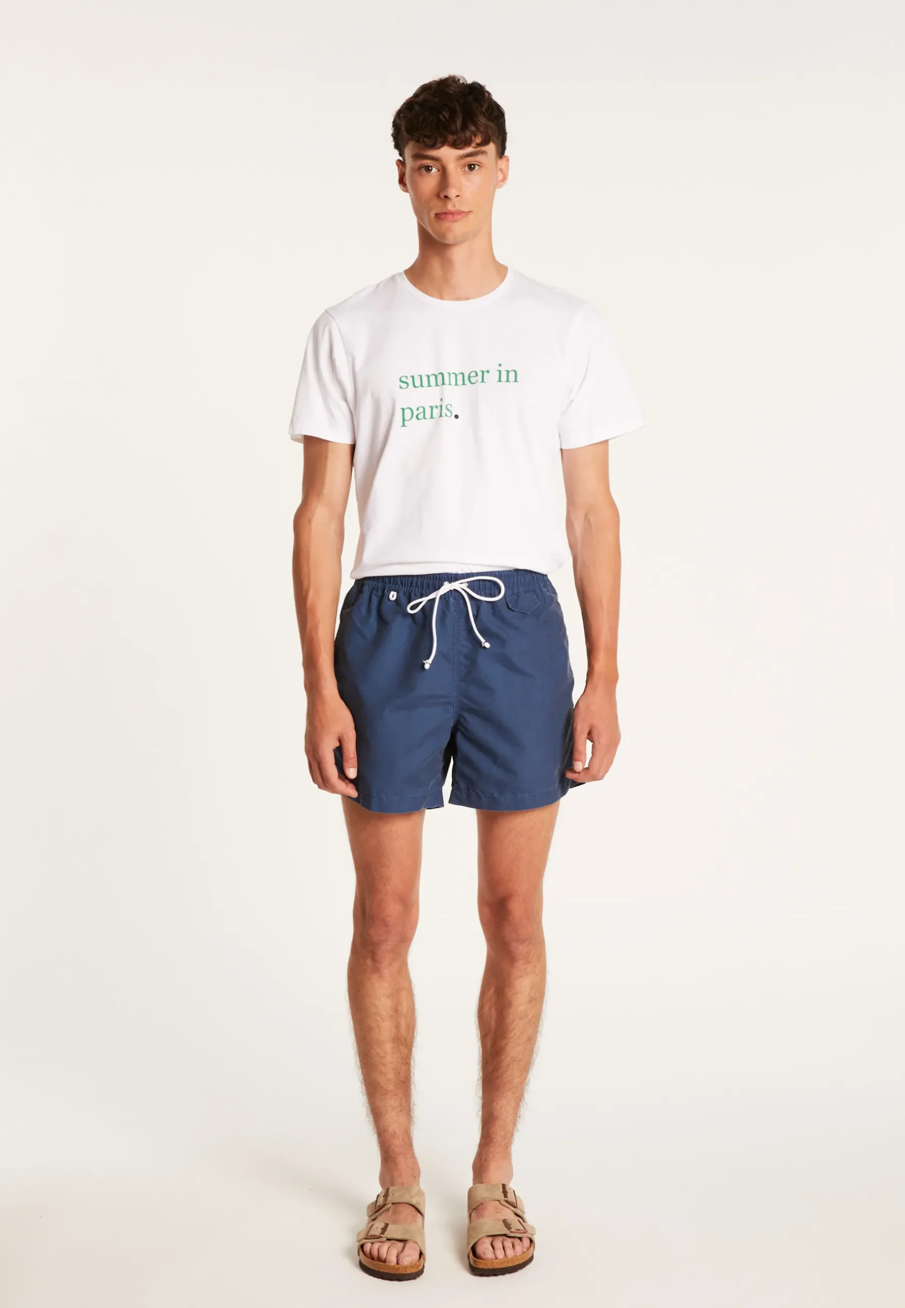 Montagut Pantalons Et Shorts-Maillot de bain homme - Maison x Cuisse de Grenouille 05-Bleu marine
