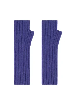 Montagut Accessoires-Mitaines unisexe cachemire et laine - Glenn 17-Violet