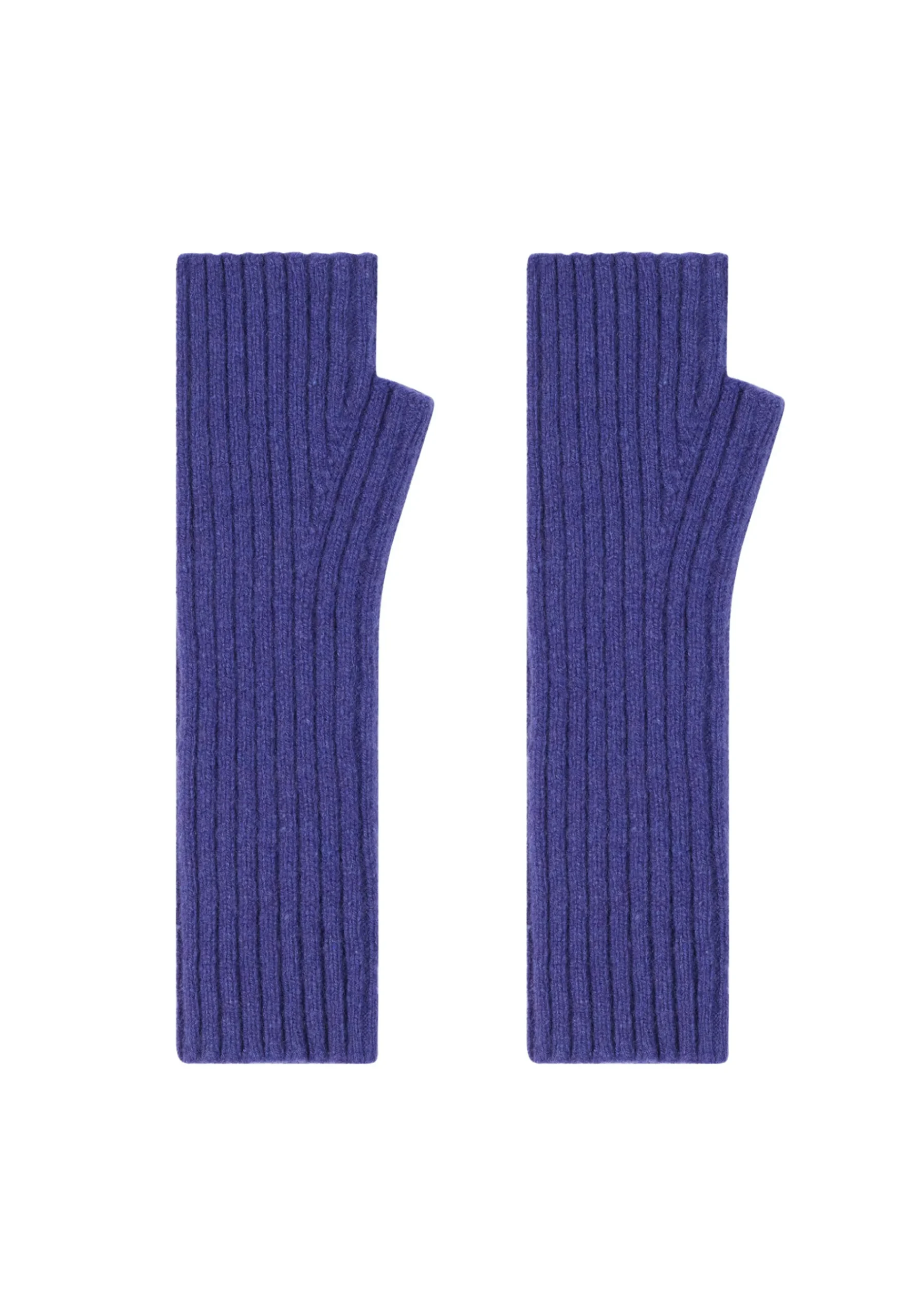 Montagut Accessoires-Mitaines unisexe cachemire et laine - Glenn 17-Violet