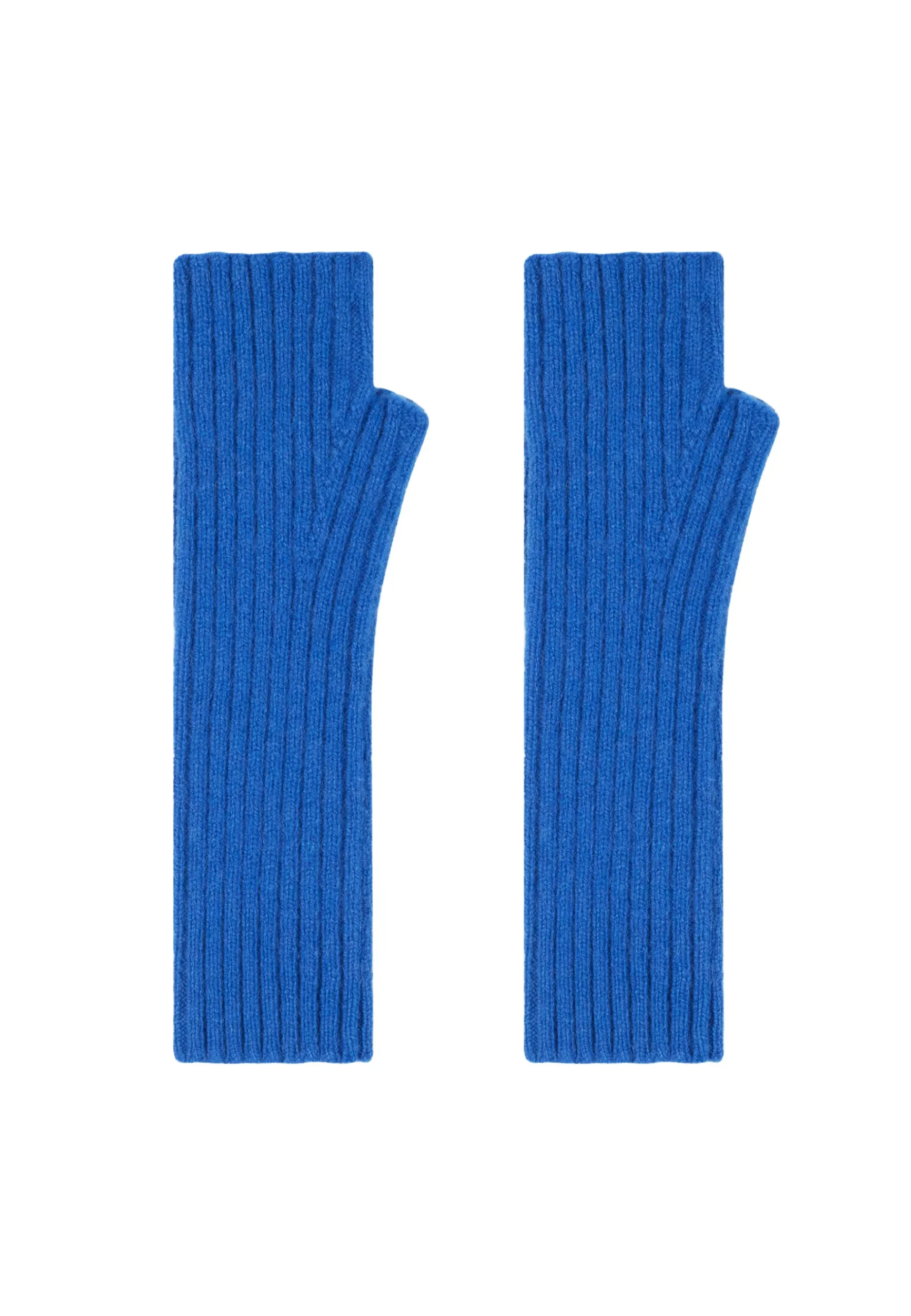 Montagut Accessoires-Mitaines unisexe cachemire et laine - Glenn 48-Bleu roi